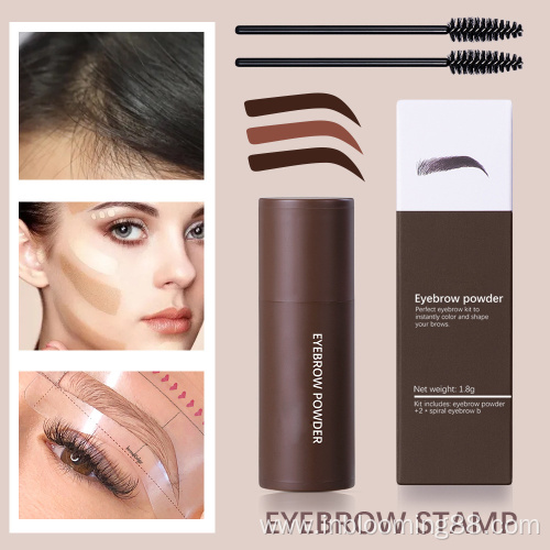 Sweatproof Cosmetic Waterproof Vegan Eyebrow Stamp Kit